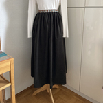 ☆SALE 細コーデュロイ＋リバティ　スカート