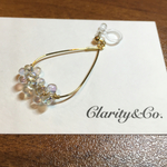 hito3nn様専用 しずく クリアビーズ ノンホール