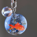 【DF後夜祭♪第四弾】11/16 21時～球体金魚のストラップ(お写真のものをお届けします)