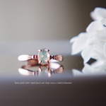 Rose gold color /オパールファセットカットリング/ sv925