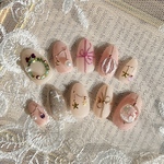 【クリスマス🎅🏼🎄ピンクネイルチップ】