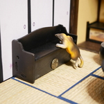 ベンチ（収納付き）　ミニチュア