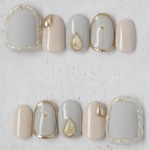 【8月末まで期間限定】イザベル×Dolly nailコラボ　˗ˏˋantiqueハーバリウムネイルˎˊ˗ 　DN061【ドレスアップ】