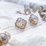 snow square《pierce or earring》
