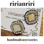再販❤︎シェルとパールのデニムピアス