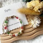 No.336＊期間限定！クリスマスブレスレット🎄