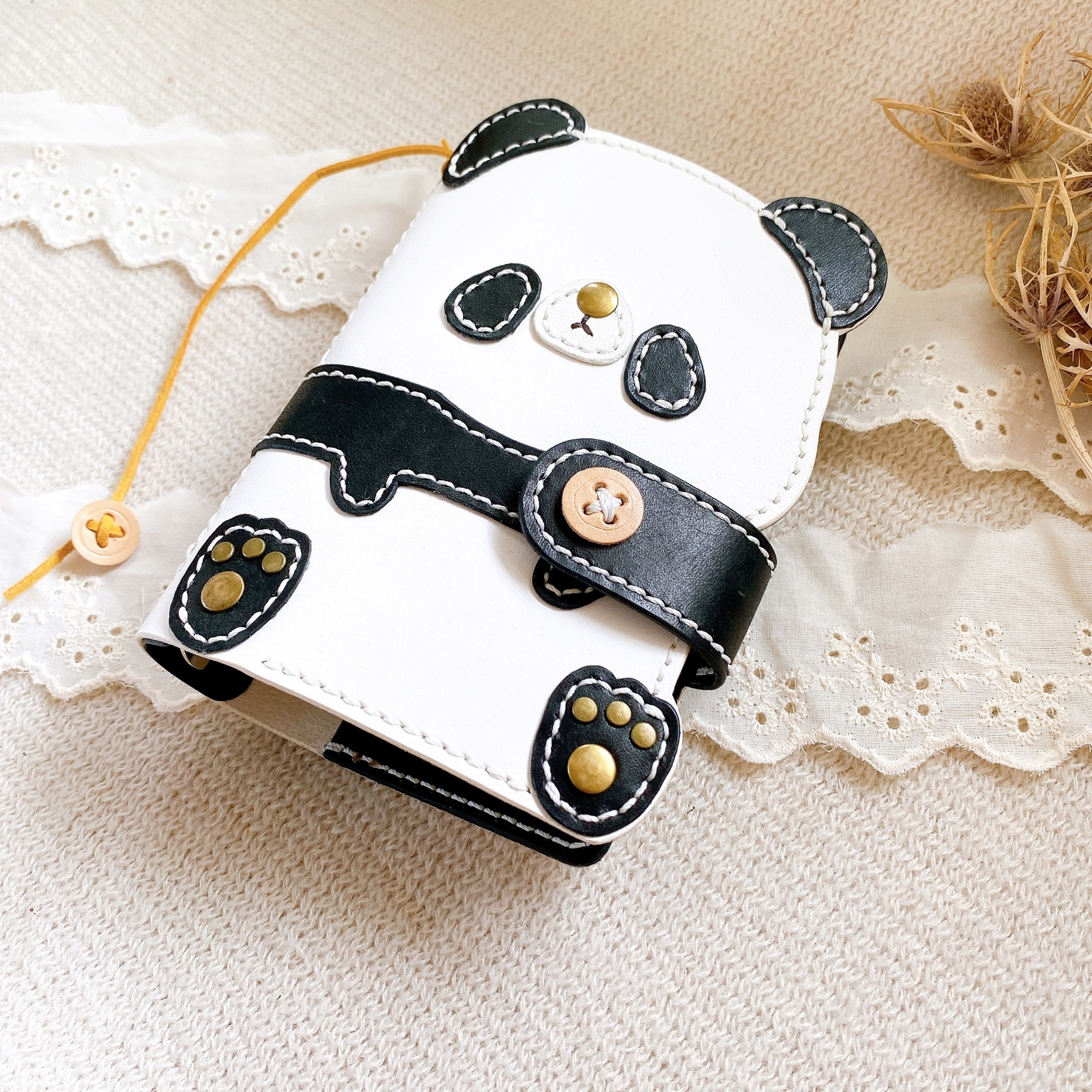 ミニ6 パンダくんシステム手帳カバー panda スクラップブック