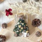 大人可愛い❄︎ふわもこ❄︎クリスマスミニツリー❄︎壁飾り　e