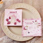 【好評につき再入荷】ガーリー ましかくメモ〈menu＆sugar bear〉20枚入
