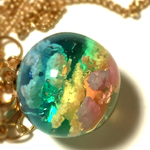 ☆受注生産☆ポワン『虹雲』のネックレス