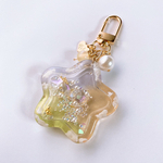 [10月20日販売] Clouds star shaker keychain(clear colour③)
