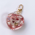 [6月23日再販] Clouds shaker keychain(angel-clear heart)