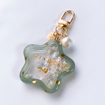 [11月17日販売] Dots shaker keychain (bluegray)