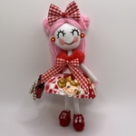 ハンドメイドドールチャーム　バックチャーム　お人形