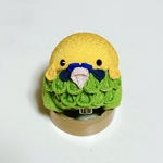 【リクエスト品】つまみどり　セキセイインコ　鼻青