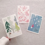  ● Postcard / クリスマスDセット / 3枚 /ポストカード / クリスマスカード