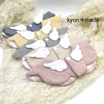 天使の羽つきスタイ(オーガニックコットン)