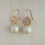 ビスケットパールピアス