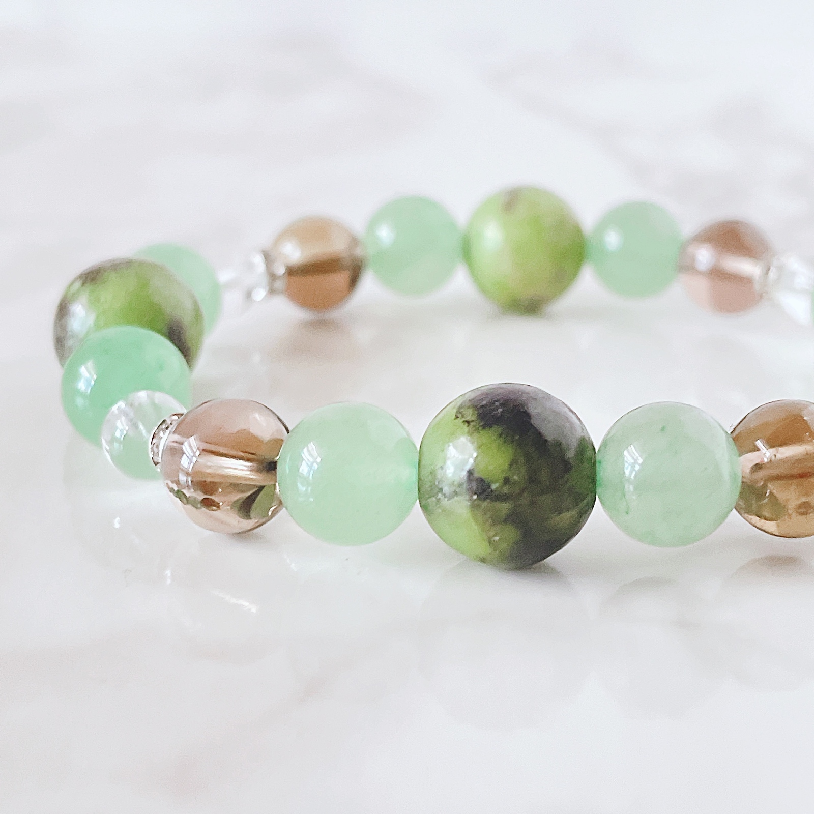 💫【不安や緊張、パニックが和らぐよう導く】 クリソプレーズ