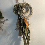 ドライフラワーのしめ縄　しめ飾り　クリスマスからお正月まで愉しめる　玄関飾り　2023 2024