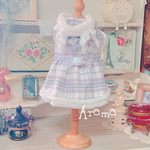 ホワイト　うさぎ🐰フード　ふわふわワンピース　カシミヤ　お楽しみコサージュ付き💓