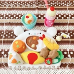 フェルトおままごと✩.*˚しろくまちゃんお子さまランチ