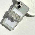 再販　ice♡ ショルダークリップ　スマホクリップ　韓国　クリア