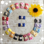 ❁︎新生児~❁︎可愛い小花モチーフリボン❁︎