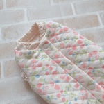再販🌸 犬服S 木の実キルト ピンク   バックオープン(背中開き)✨送料無料✨