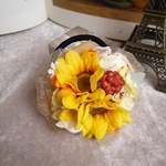 *＊kazariya＊*向日葵の咲く頃.。＊ヘアゴム*＊