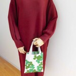 SALE!＊送料無料＊シロツメクサのプチトート