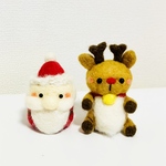 受注制作　羊毛フェルト　クリスマス