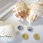 プチ♡小さな浜辺の星の砂ピアス