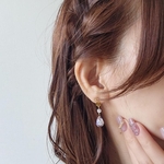 太陽と雨 flowerピアス（金具変更可能です！）アレルギー対応