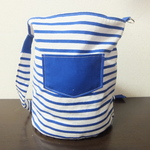 ニットボーダーのショルダー　