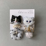 おめかし猫のイヤリング