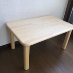 g8様専用ページ　子どもテーブル  幅70×奥45×高35センチ+椅子座面高さ20センチ背板▢