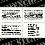 ステンシルシート　【S-35】
