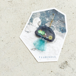 【2016 Summer Collection】海月のイヤリング&ピアス 夜ver.(受注制作)