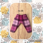 ねんどろいどどーる　服　ウエストがゴムのピンク色パンツ　no.31