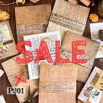 ▼▲決算SALE▼▲送料無料【P201コラージュ素材】海外紙モノ　デザインペーパー　ヴィンテージ  手帳　ジャンクジャーナル　スクラップ
