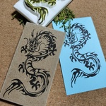 消しゴムはんこ☆龍☆年賀状☆干支☆2024