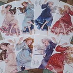 (再販×1)海外作家様 女の子ステッカー♡ RUMI
