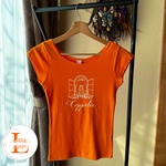 Tiara Ao オリジナルコッペリアTシャツ　ショッキングオレンジ