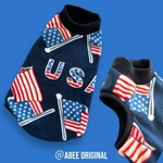 再販AW★フリース★星条旗🇺🇸USA★