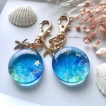 ミニ海模様のキーホルダー