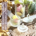 284 ＊カラフルクッキーのキャニスター＊　ミニチュアスイーツ　粘土　ドールハウス　シルバニア　オビツ　オブジェ　クレイスイーツ
