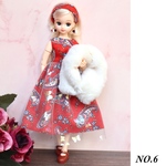 NO.6 リカちゃんドール服 蝶々のワンピース＆小物セット