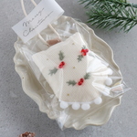 ＊後夜祭11/24（金）21時～＊ヒイラギの刺繍オーナメント