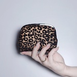 限定革！究極の極薄ウォレット【Metalframe-wallet】限定LeopardBrown